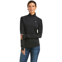 Produktbild von Ariat Element Facet Baselayer Damen Fleece Winter Schwarz Größe L bluesign-geprüft