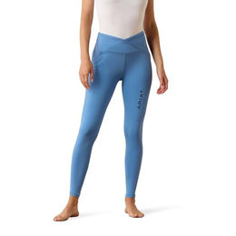 Ariat Eos Chic Half Grip Reitleggings für Damen in Riviera Blau Größe XL – Bild 1 von 4