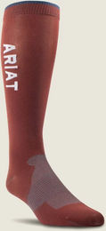 Produktbild von Ariat Essential Performance Reitsocken für Damen in Rot Größe M (2 Paar)