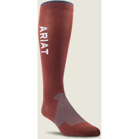 Produktbild von Ariat Essential Performance Reitsocken für Damen in Rot Größe M (2 Paar)