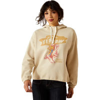 Produktbild von Ariat Essential Sendero Yeehaw Hoodie Damen Grau Beige XXL