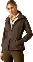 Ariat Estrade Softshell Reitjacke für Damen in Banyan Bark Braun Größe L wasserabweisend – Bild 1 von 5