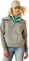 Produktbild von Ariat Fern Sweatshirt Damen Grau aus Bio-Baumwolle Größe L