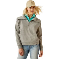 Produktbild von Ariat Fern Sweatshirt Damen Grau aus Bio-Baumwolle Größe S