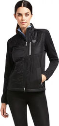 Ariat Fusion Damen Reitjacke gefüttert wasserabweisend Schwarz Größe L – Bild 1 von 6