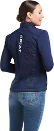 Ariat Fusion Funktionsjacke Damen Wasserabweisend Gefüttert Schwarz XS – Bild 1 von 6