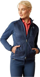 Ariat Fusion Insulated Reitjacke für Damen aus Nylon in Blau Größe XS wasserabweisend – Bild 1 von 3