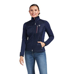 Ariat Fusion Isolierte Damenjacke Schwarz Blau Größe XL – Bild 1 von 7