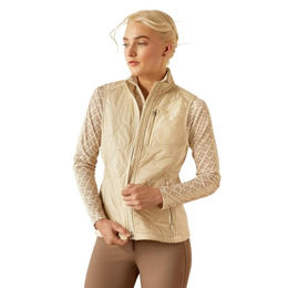 Ariat Fusion Isolierte Weste für Damen in Beige Größe M wasserabweisend mit Fleece – Bild 1 von 2