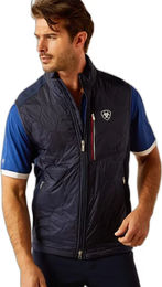 Ariat Fusion Isolierte Weste für Herren in Navy Blau wasserabweisend aus Nylon – Bild 1 von 6