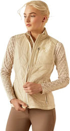 Produktbild von Ariat Fusion Reitjacke für Damen aus Nylon in Weiß oder Beige Größe S