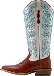 Produktbild von Ariat Futurity Blanche Westernstiefel aus Leder für Damen in Weiß und Braun Größe 40