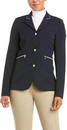 Ariat Galatea Asteri Show Coat Turnierjackett Damen Navy Blau Vegan Kunstleder Größe 38 R – Bild 1 von 1