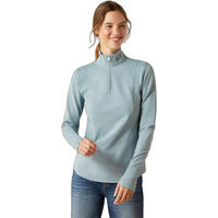 Produktbild von Ariat Gridwork 2.0 Reitshirt Damen mit 1/4 Reißverschluss Grün XXL