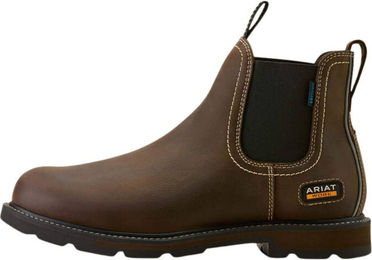 Ariat Groundbreaker Reitstiefel Herren aus Leder wasserdicht Braun Größe 44.5 – Bild 1 von 3
