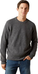 Produktbild von Ariat Heddon Herren Pullover aus Wolle in Braun und Grau Größe L