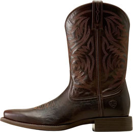 Ariat Herdsman Westernstiefel aus Leder für Herren in Braun Größe 47 – Bild 1 von 1