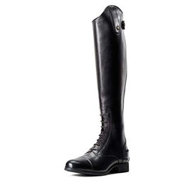 Ariat Heritage Contour II Field Reitstiefel für Damen aus Leder Schwarz Größe 38 Extra Slim Tall – Bild 1 von 6