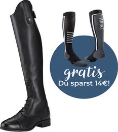 Ariat Heritage Contour II Reitstiefel aus Leder für Damen in Schwarz Größe EUR 41.5 – Bild 1 von 3