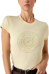 Produktbild von Ariat Heritage Crest Reitshirt für Damen in Gelb Größe L
