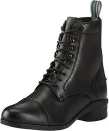Ariat Heritage IV Lace Paddock Stiefeletten aus Leder in Schwarz Größe 41 wasserabweisend – Bild 1 von 1