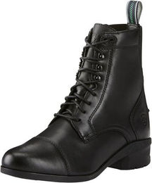 Ariat Heritage IV Lace Paddock Stiefeletten aus Leder Schwarz Größe 38 – Bild 1 von 1