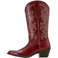 Produktbild von Ariat Heritage J Toe Westernstiefel aus Leder für Damen in Rot Größe 38,5