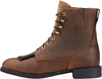 Ariat Heritage Lacer II Westernstiefel Damen aus Leder Braun Größe 41.5 EU – Bild 1 von 6