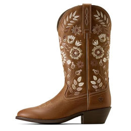 ARIAT Heritage Meadow R Westernstiefel für Damen aus Leder in Beige Braun Grösse 40 EU – Bild 1 von 2