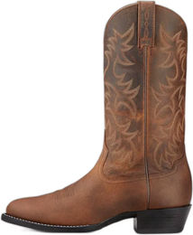 Produktbild von Ariat Heritage R Toe Westernstiefel aus Leder für Herren in Braun Größe 42,5