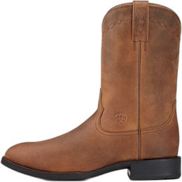 Ariat Heritage Roper Westernstiefel aus Leder für Herren in Braun Größe 43 EU – Bild 1 von 6