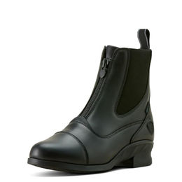 Ariat Heritage Zip Wasserdichte Leder Reitstiefel für Damen in Schwarz Größe 10.5 – Bild 1 von 7