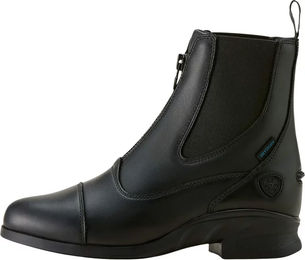 Ariat Heritage Zip Wasserdichte Leder Reitstiefel für Damen Schwarz Größe 8.5 – Bild 1 von 7