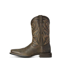 ARIAT Herren Herdsman Western Boots aus Leder Schwarz Braun Größe 43 EU – Bild 1 von 3