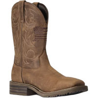 Produktbild von Ariat Herren Hybrid Patriot Waterproof Westernstiefel aus Leder Braun Größe 42.5 EU