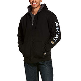 Ariat Herren Rebar Allwetter Full Zip Hoodie Schwarz 4X-Large – Bild 1 von 1