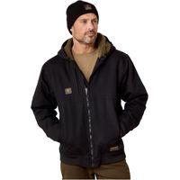 Produktbild von Ariat Herren Rebar DuraCanvas Hoodie Sweatshirt aus Baumwolle Schwarz XXL wasserabweisend