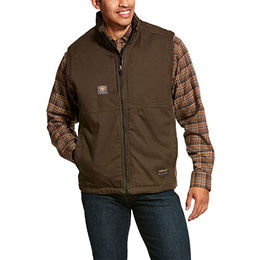 ARIAT Herren Weste Rebar DuraCanvas Wasserabweisend Braun Größe 3XL – Bild 1 von 2