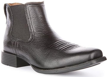 ARIAT Herren Westernstiefel Booker Ultra Square Toe aus Leder Schwarz Größe 11.5 – Bild 1 von 6