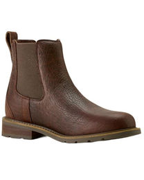 Ariat Herren Wexford Bison Chelsea Boot aus Leder in Braun, Größe 44.5 EU – Bild 1 von 4