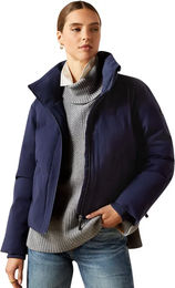 Produktbild von Ariat Heyford Daunenjacke Damen Blau Wasserabweisend