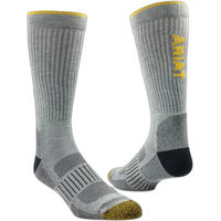 Produktbild von Ariat High Perform Tek Reitsocken Unisex Grau Größe M 2er Pack