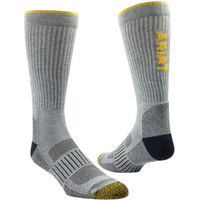 Produktbild von Ariat High Performance Tek Work Socken 2er Paar Grau XL