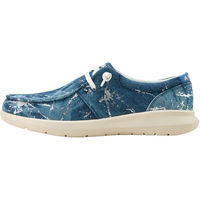 Produktbild von Ariat Hilo Bootsschuhe für Damen aus Stoff in Silber und Blau Größe 41