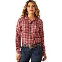 Produktbild von Ariat Jeanshemd Billie für Damen aus Baumwolle Rot XXL