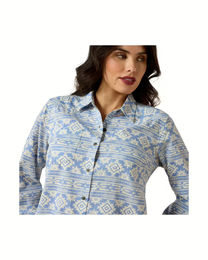 Ariat Jeanshemd Billie für Damen in Blau aus Baumwolle Größe S – Bild 1 von 2