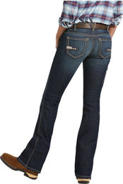 ARIAT Jeanshose Rebar DuraStretch Riveter Boot Cut für Damen in Blau 32 L aus Baumwolle – Bild 1 von 5