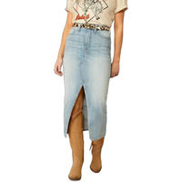 Produktbild von Ariat Jeansrock Midi für Damen aus Baumwolle Blau