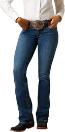 Produktbild von Ariat Joanna Bootcut Reitjeans für Damen in Blau Grösse 33 Short