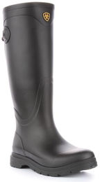 ARIAT Kelmarsh Damen Reitstiefel aus Gummi wasserdicht Schwarz Größe 41 EU – Bild 1 von 5